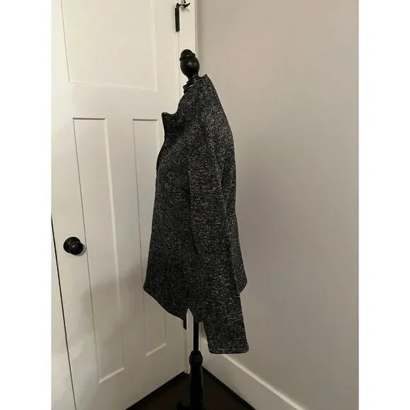 Beverly Hills Polo Club Mens Small Gray 1/4 Zip Long Sleeve Pullover Sweater - Picture 2 of 7